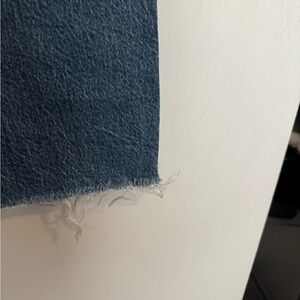 Good American size 18 high waisted straight leg distressed jeans